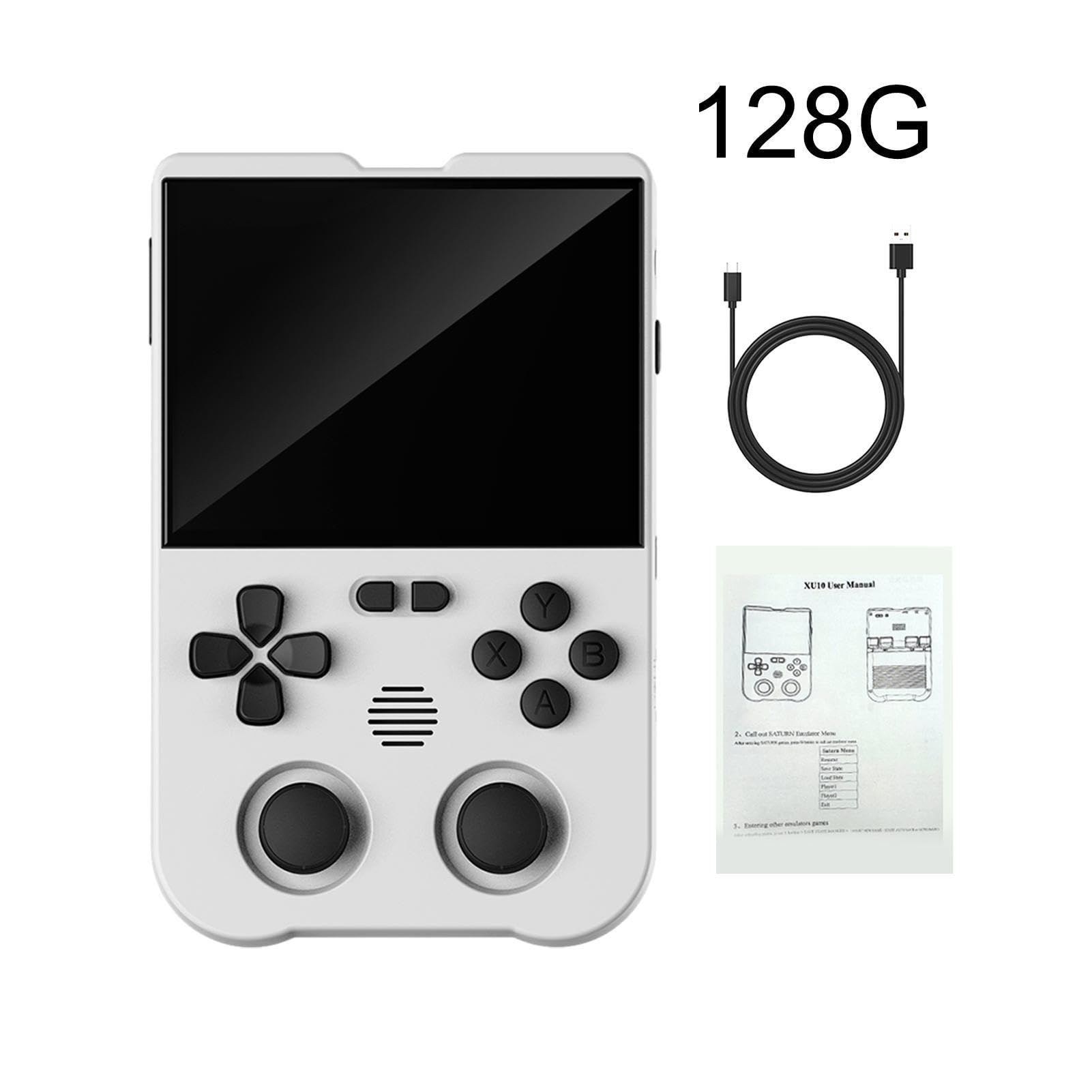Retro Handheld - Gry podręczne z baterią 3000 mAh, konsola do gier wideo, ekran dotykowy 3,5", konsole do gier, obsługuje wiele emulatorów Fassme