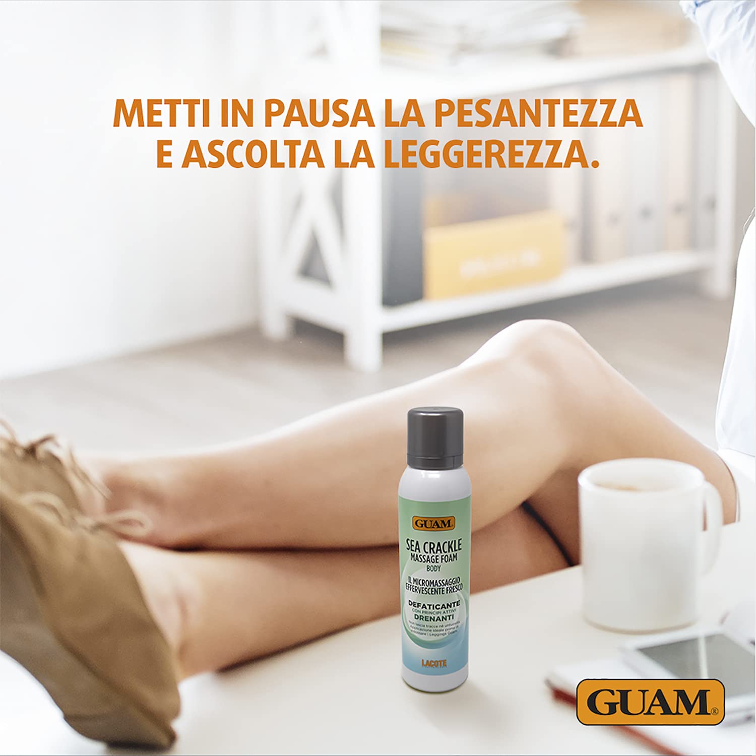 Guam Sea Crackle Espuma Decantadora por Piernas 150 ml