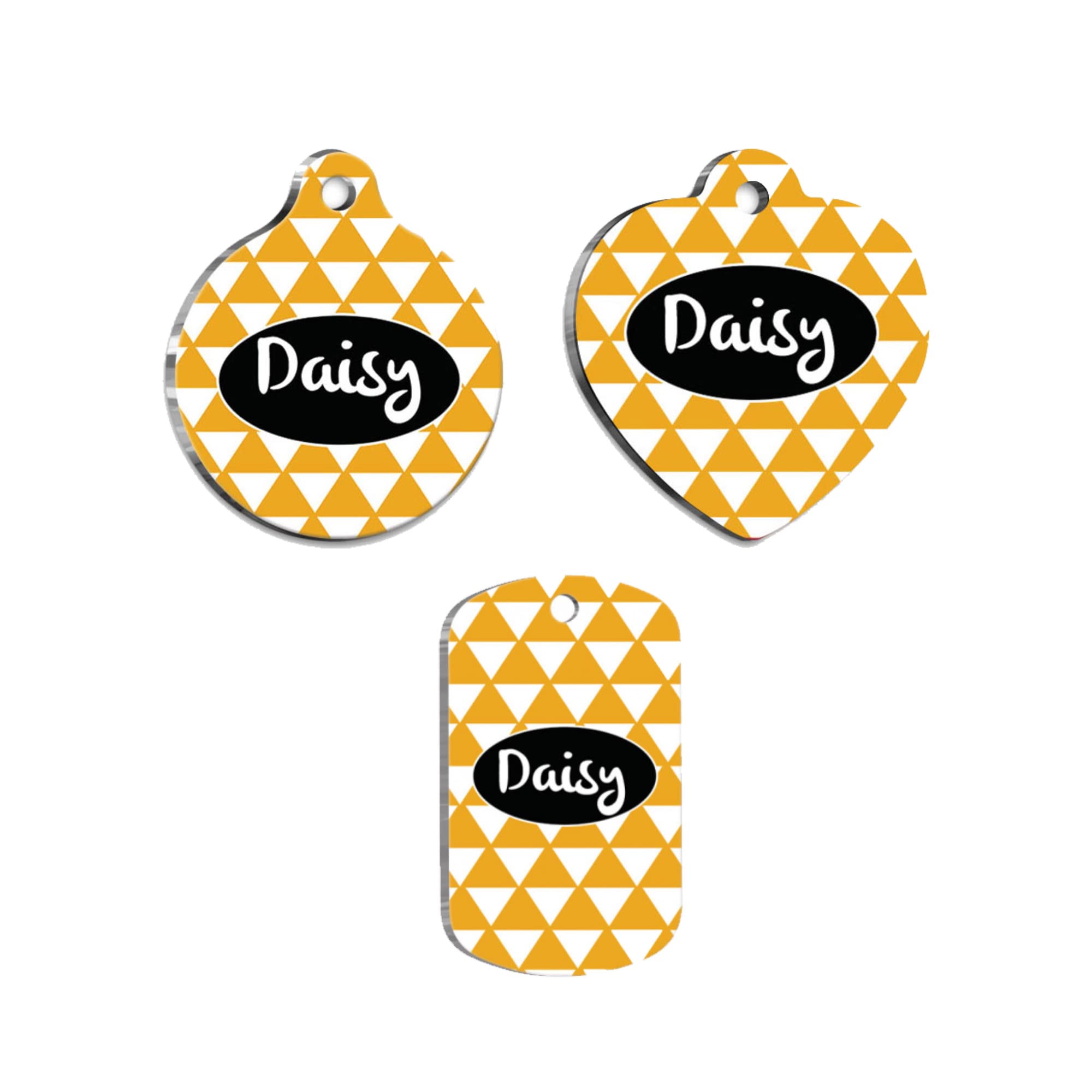 Personalized Dog Tag - Custom Name Tag - ID Tag for Dog & Cat - Customized Pet Tags - Dog Name Tag - Cat Name Tag - Engraved Dog Tag - TS1 (Heart)