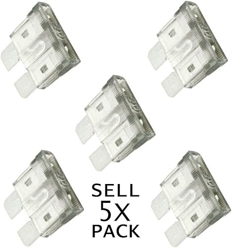 STEREN 32 VCC, 25 A, fusible de cuchilla ATC, transparente