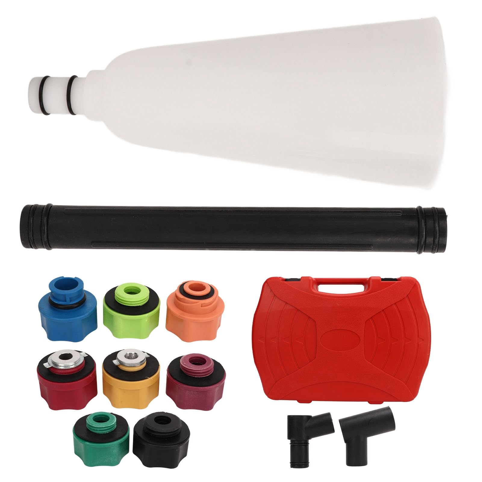 Kit de Llenado de Embudo de Aceite, Derrame de Tubo de Extensión Offset de Alta Eficiencia, para Uso Automotriz con Vehículos Giratorios, UE, Asia, EE. UU.
