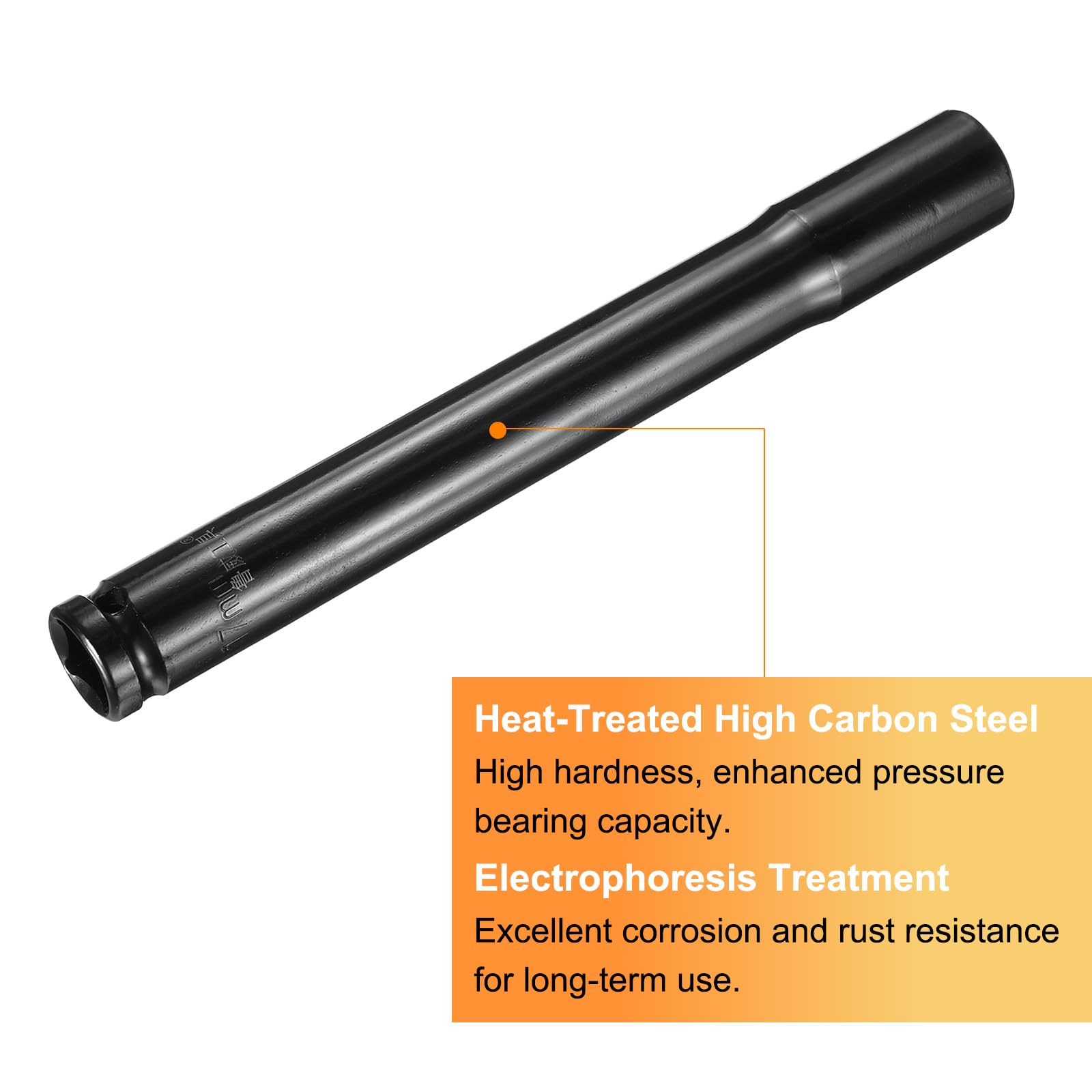 QUARKZMAN Douille À Choc Profonde 1/2" Entraînement Carré Par