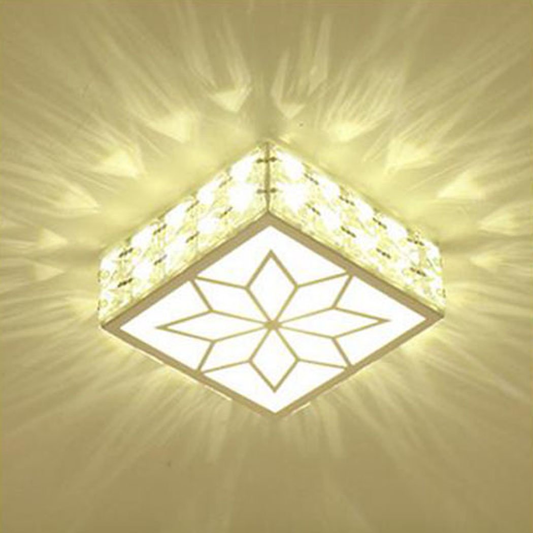 Buy Outgeek Led Ceiling Light Round Square Shape Crystal Decor 220v Flush Mount Lamp Online At Low Prices In India In Buy Outgeek Led Ceiling Light Round Square Shape Crystal Decor 220v Flush Mount Lamp Online At Low Prices In India In