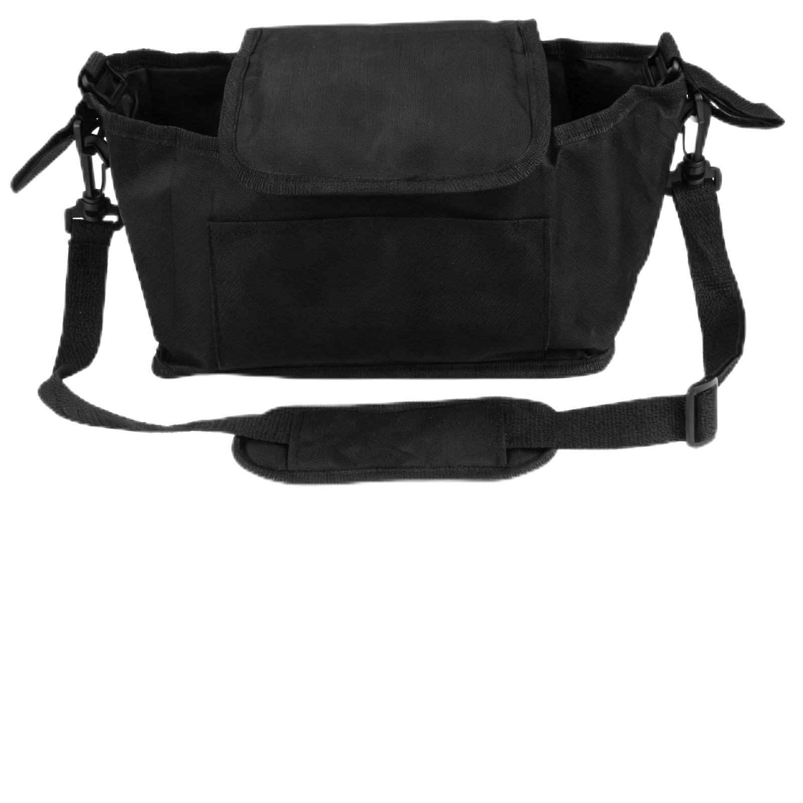 Kinderwagen Organizer Universal, Tasche für Kinderwagen mit Verstellbarem Schultergurt, Multifunktionale Wasserdichte Buggy Organizer, Kinderwagentasche zum Tragen von Windeln, Trinkflasche, Spielzeug