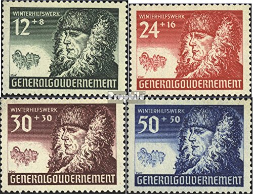 Prophila Collection Generalgouvernement 59-62 (kompl.Ausg.) postfrisch ** MNH 1940 Winterhilfe (Briefmarken für Sammler)