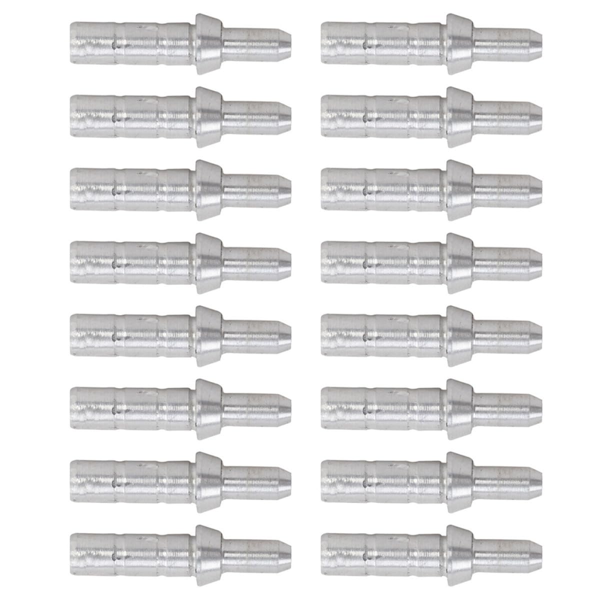 Veemoon Encoche en Aluminium 4,2 Mm Intérieur, 40 Pièces, Accessoire de Tir à L’Arc, Remplacement pour Arc à Poulies, Adapté à L’entraînement