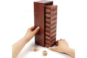 Exciting Jenga Pass: Wooden Block Stacking Games and Montessori Toys