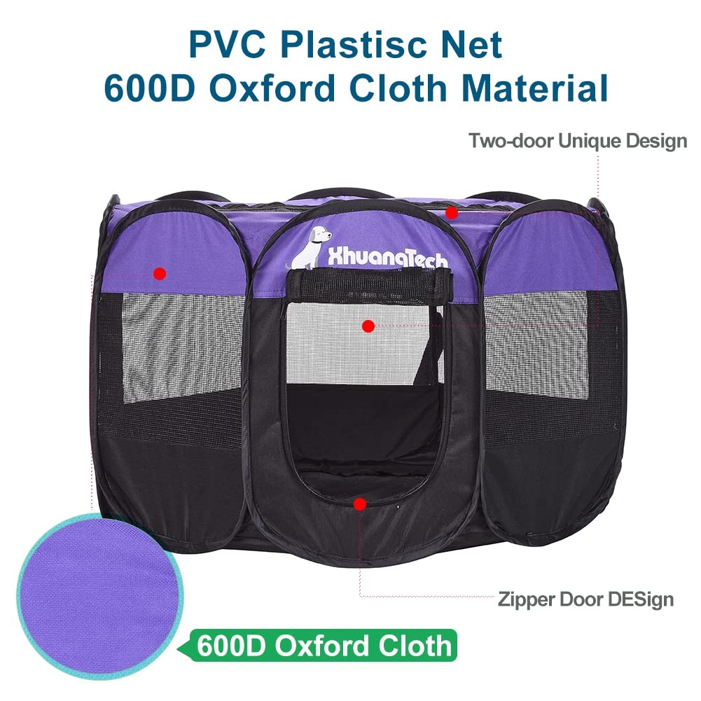 Excelvan Dog Carrier Cage Oxford Portable Soft Pet Puppy Tent Kennel Cat Playpen