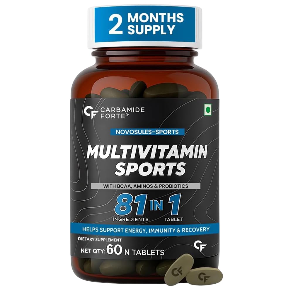 Multivitamin Tablets Men and women | Multi Vitamin for Men Gym & sports | Multivitamins for Energy & Fitness | 81 Ingredients - 60 Tablets