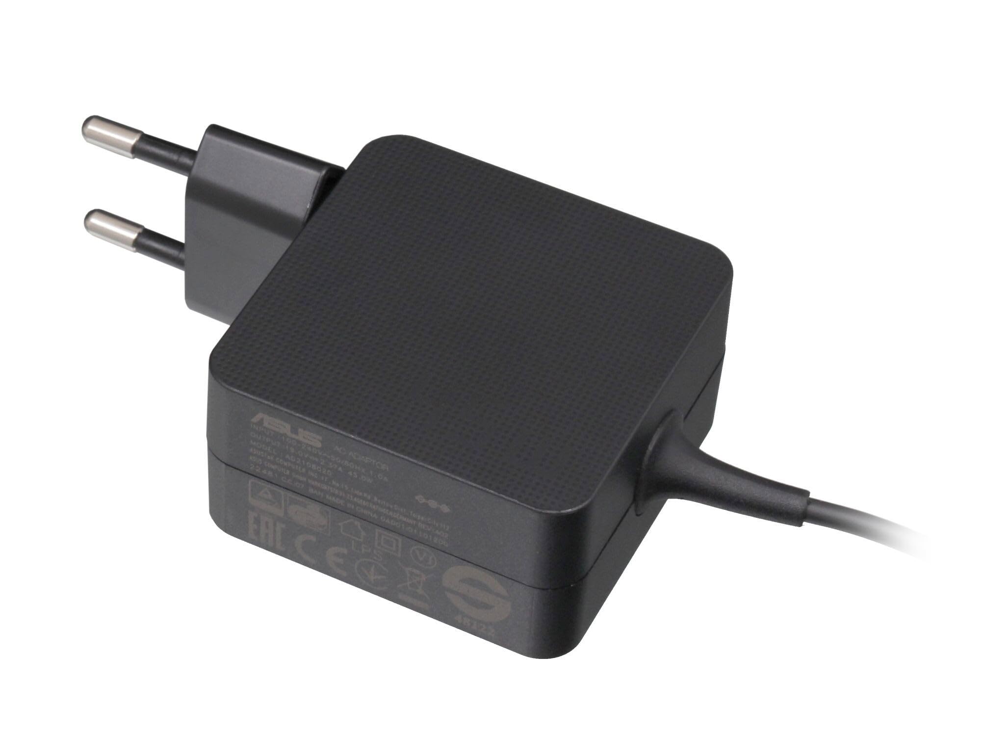 Asus 0A001-01100400 Original Cargador 45 vatios EU wallplug Normal para VivoBook F540LA, 15 X510UA, 14 X442UA, 14 X411UA, MAX X441UV, F555YA, X455WA, ZenBook UX330UA