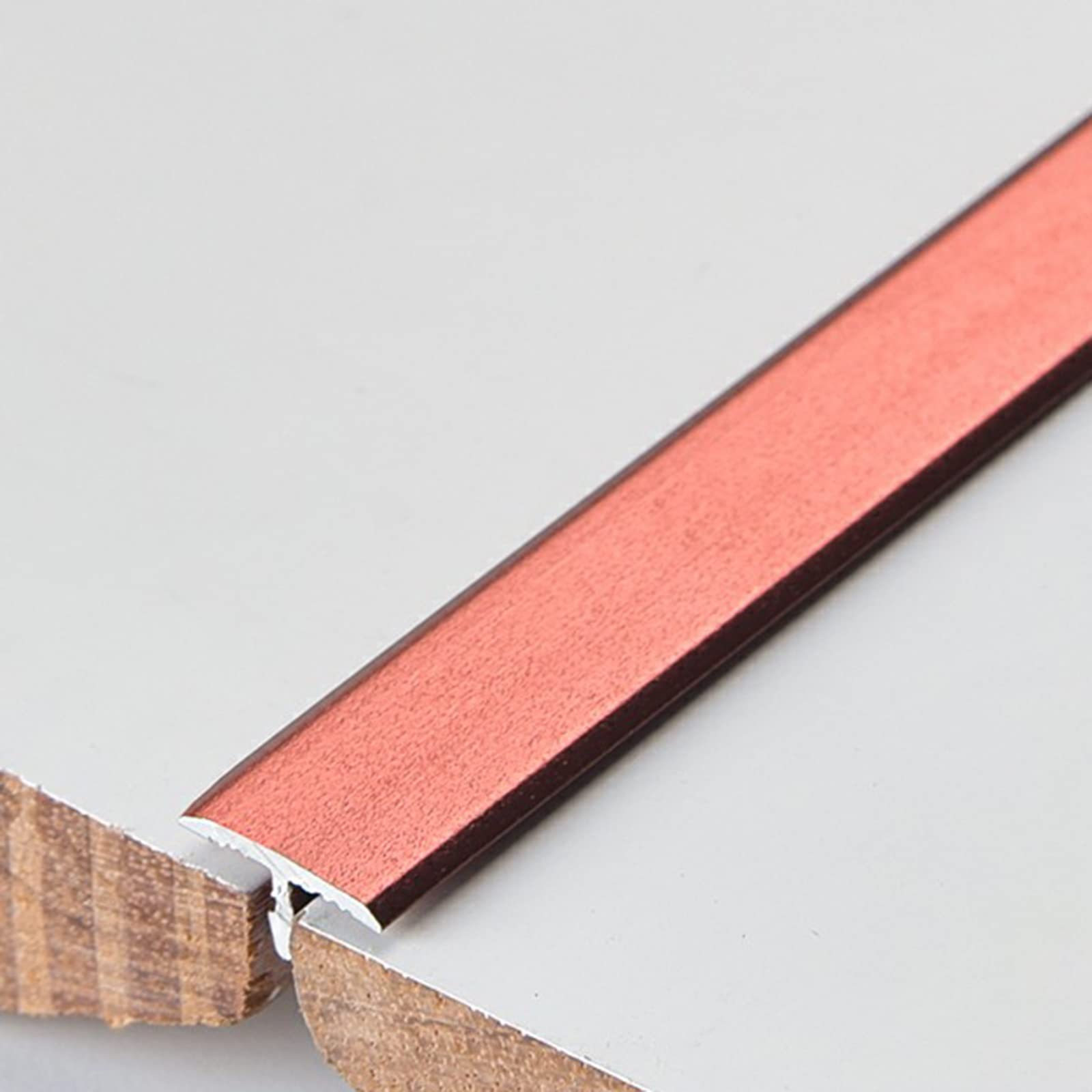 Bande de transition pour sol en métal rouge moulure en T de 110 cm