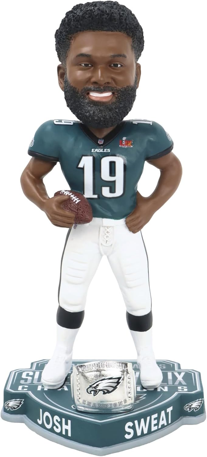 FOCO Josh Sweat (Philadelphia Eagles) Super Bowl LIX Champ Bobblehead