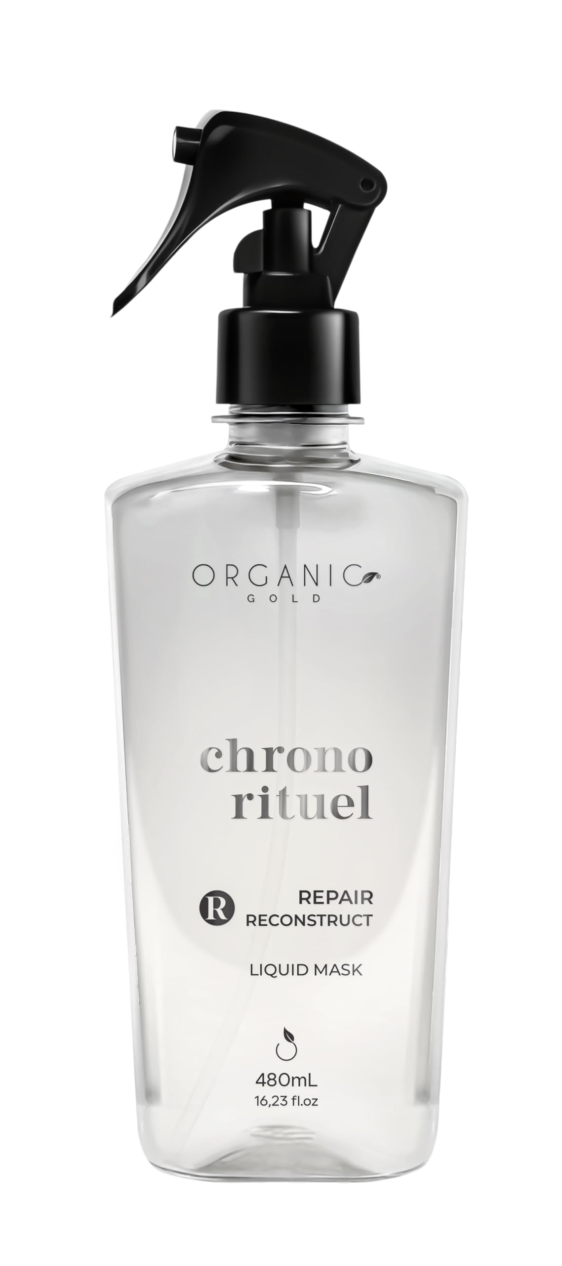Chrono Ritual - Mascarilla líquida reparadora, cuidado reconstructor para cabello dañado, 460 ml