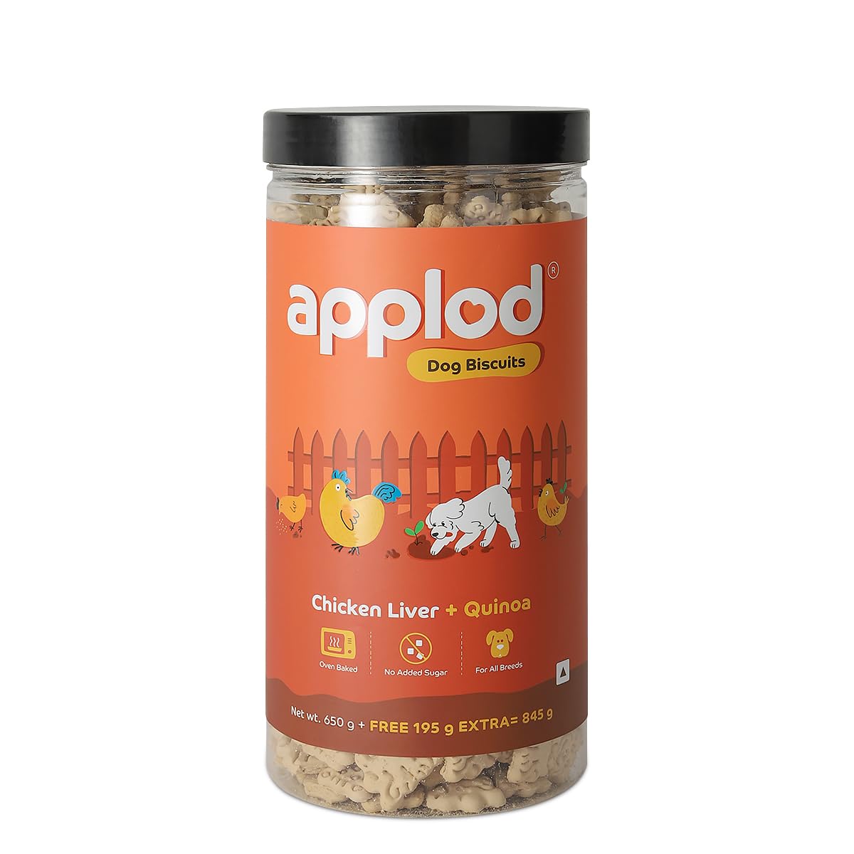 See full amazon price history chart for Applod Dog Biscuits Treats for Adult Dog & Puppy - Crunchy Biscuits for Dogs Made with Real Ingredients - (845 gm, Chicken Liver with Quinoa) Applod Dog Biscuits Treats for Adult Dog & Puppy - Crunchy Biscuits for Dogs Made with Real Ingredients - (845 gm, Chicken Liver with Quinoa) (B0D9VR1KFL) Amazon Price History, Amazon Price Tracker