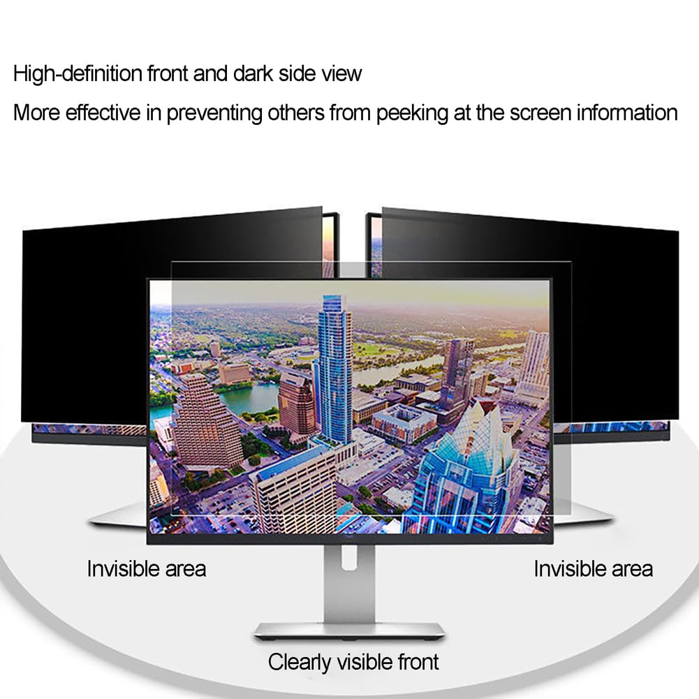 Pellicola Anti-Sguardo per Schermo LED Diagonale da 20-24 Pollici per Monitor LED per PC Desktop, Laptop e schermi LED. Filtro per la Privacy.,23.6in 16:9
