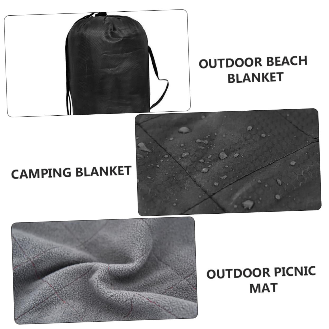 Mikinona para Camping y Picnic Exterior con Forro Polar Cálido y Resistente al Viento Ligera y para Senderismo Festivales y Actividades