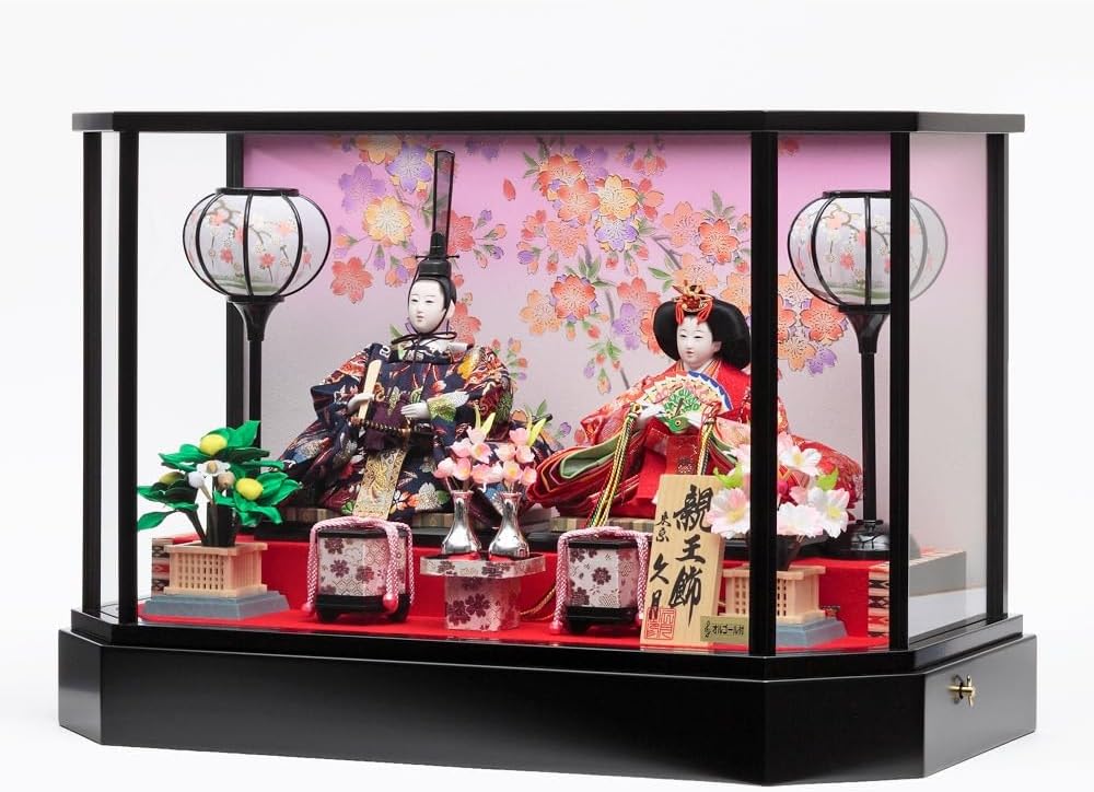 久月official 雛人形 親王ケース飾り オルゴール付 5H-KK54-Z 久月