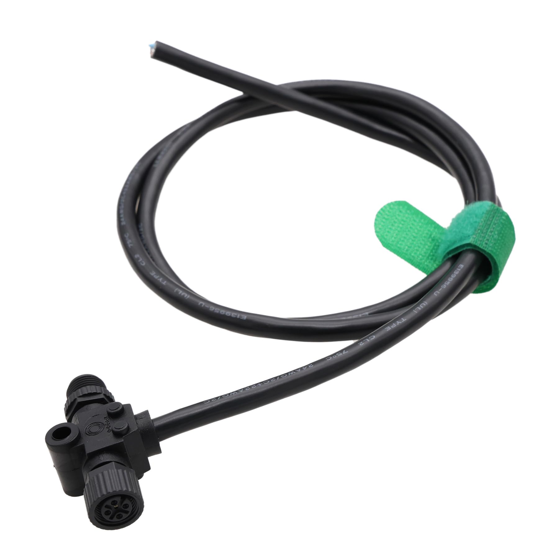 HangTon NMEA 2000 Netzwerk Elektrisches Stromkabel, T-Stück T-Stück T-Stück Stecker 5pin für Marine Boot, Lowrance, Garmin, Airmar, Maretron, Raymarine, Simrad, Navico, 12/24V 4A, 1 m
