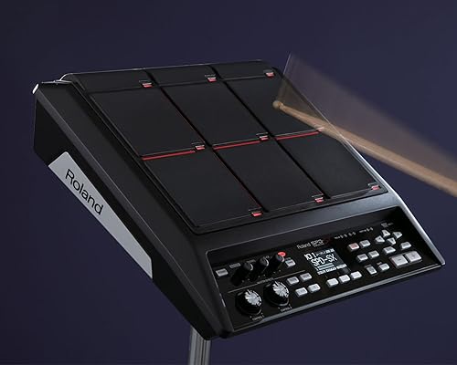 Miniatura 7 de Roland Paquete de almohadillas de percusión de muestreo SPD-SX con baquetas, cable MIDI, cable de instrumento y paño de pulido de Austin Bazaar