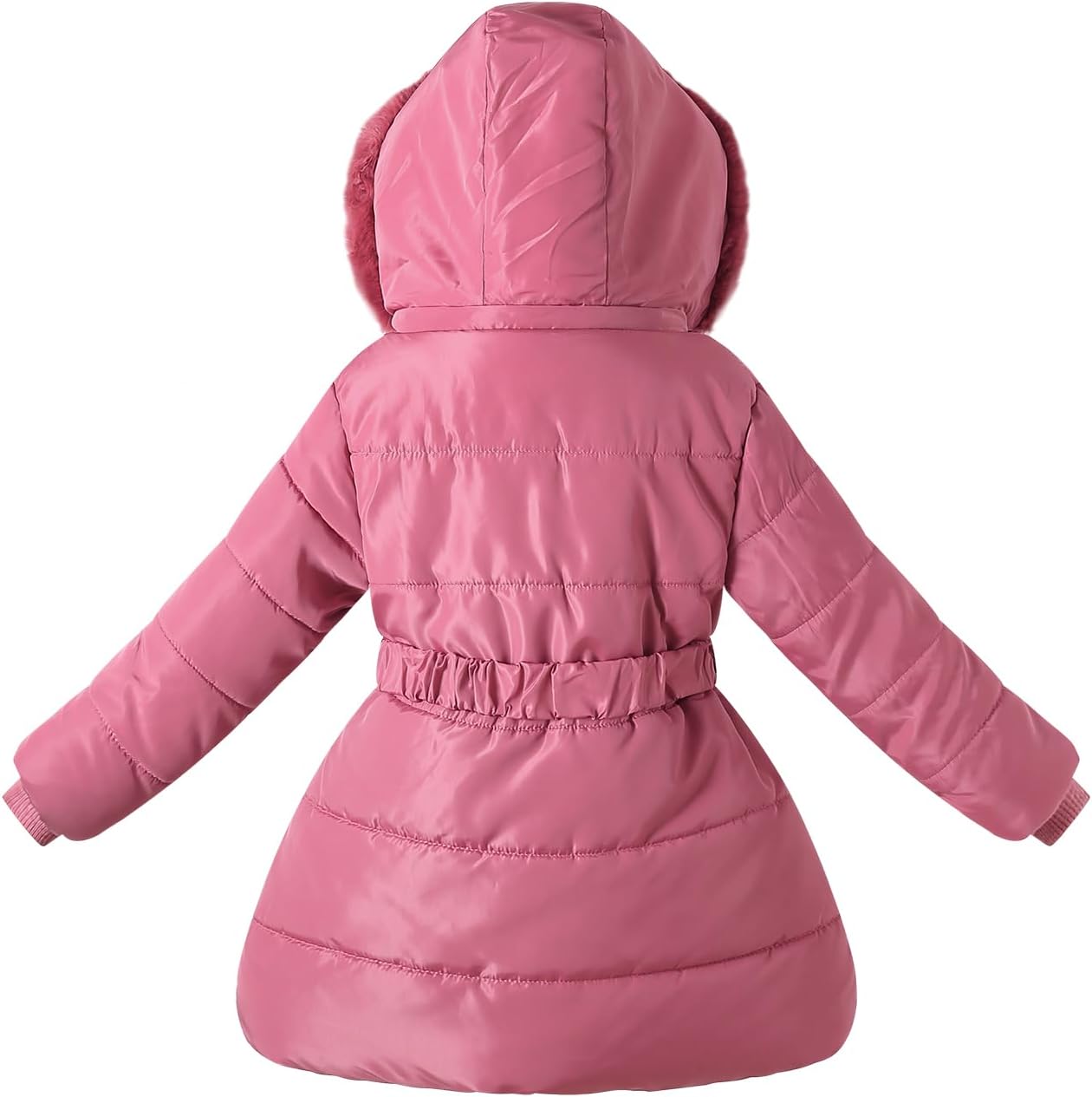 Little Girls Winter Dress Coats Fleece Jacket Heavyweight Clothes Kids Outwear
