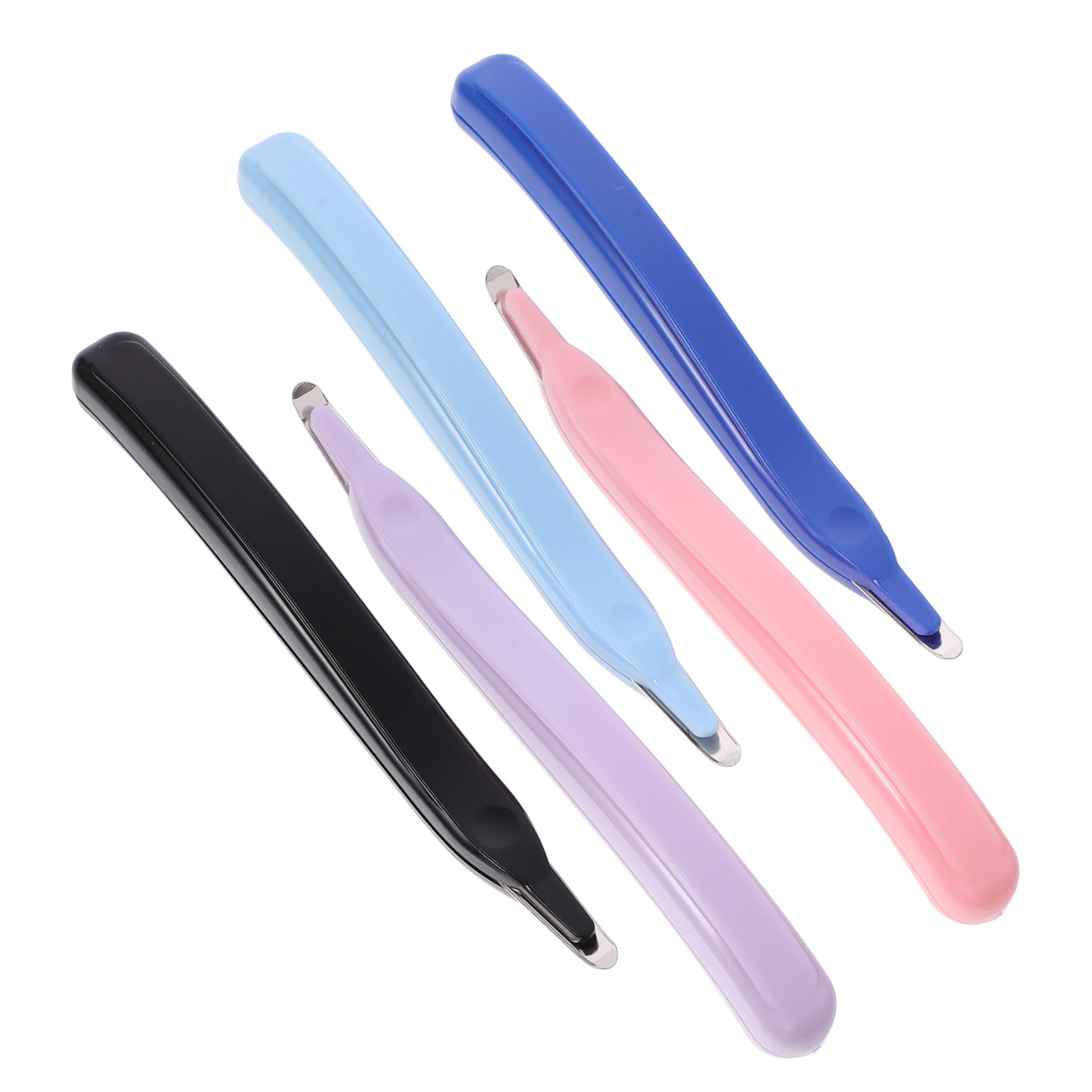 Operitacx 5 Set Estrattore Per Unghie Da Ufficio Leva Smalto Per Unghie Pinzatrice Per Gel Leva Punti Leva Punti Manuale Piccolo Estrattore Per Punti Strumento Ergonomico Per 5 pezzi*5