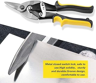 Durable Aviation Snips, Tin Snips, Aviation Cutters, Hand Tools for Cutting Aluminum Cutting Leather DIY Tools