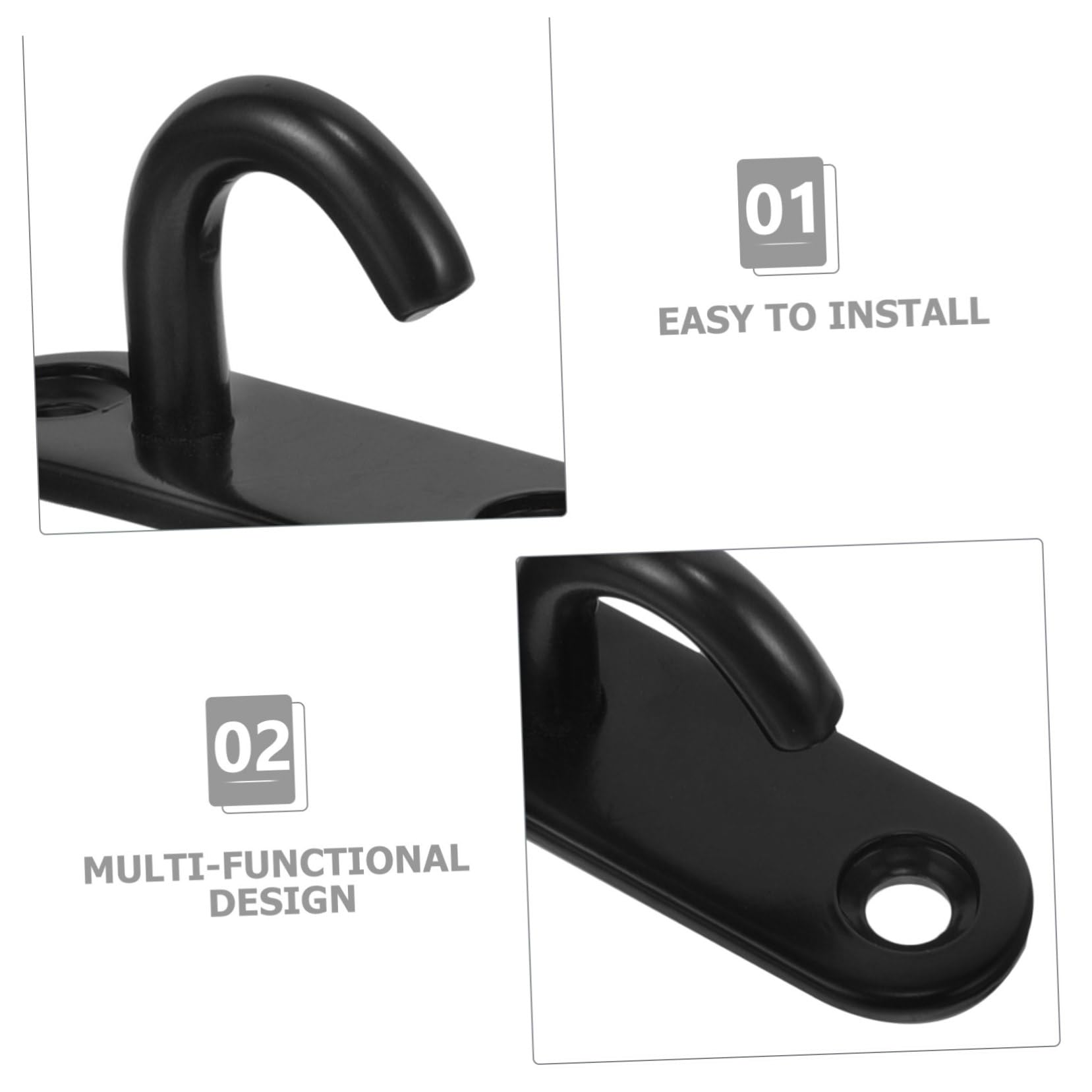 VANZACK Sandsackhaken Pad-ösenplattenhaken Für Die Wand Polsterösen, Plattenhaken Pad-augenhaken Deckenanker Deckenhaken Aus Metall Deckenhaken, Pad-ösenhaken Edelstahl 304