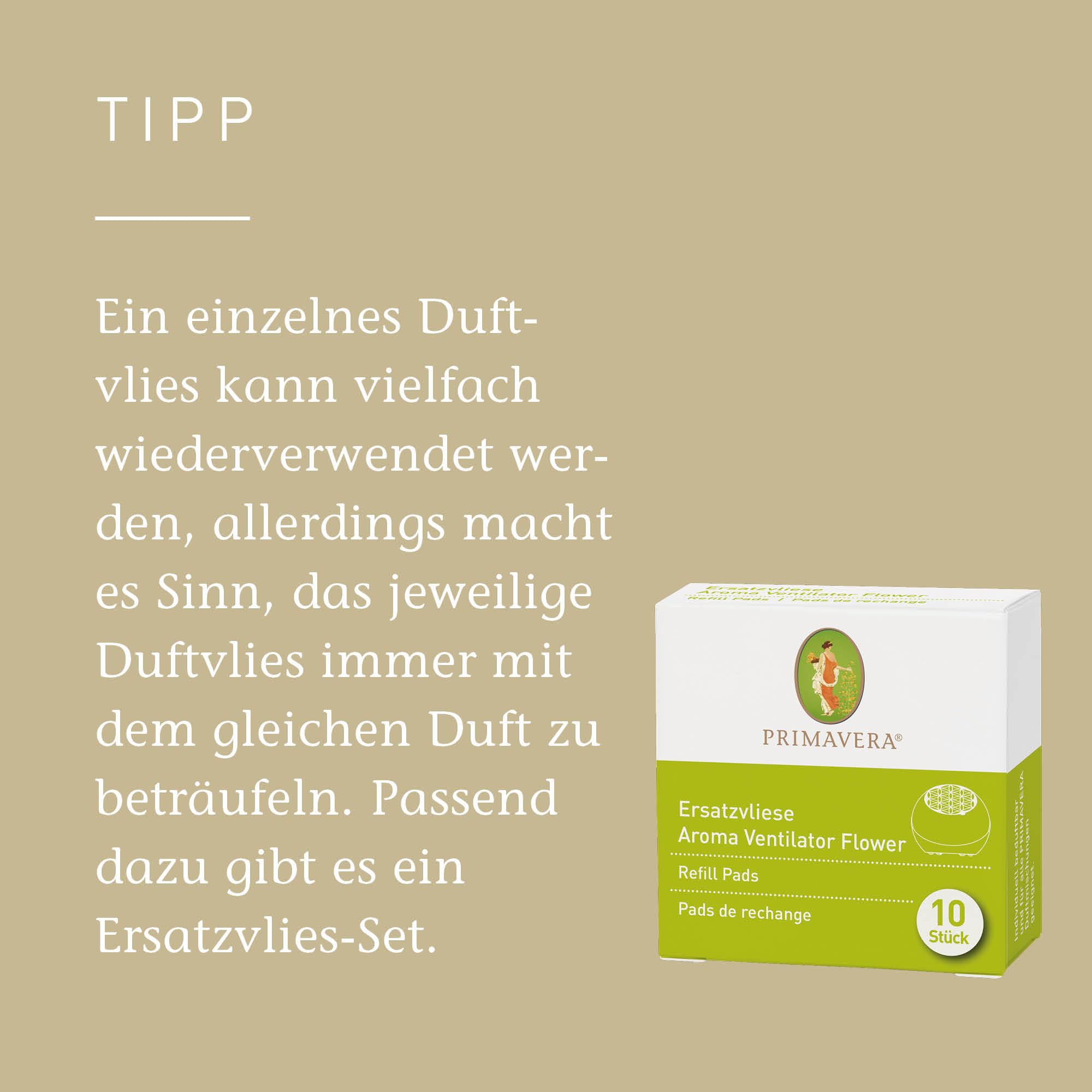 PRIMAVERA Aroma Ventilator Flower – farbenfroher Duftzauber für größere Räume – elektrische Duftlampe, Aromadiffuser, Raumduft – 3 Ventilationsstufen – Aromatherapie