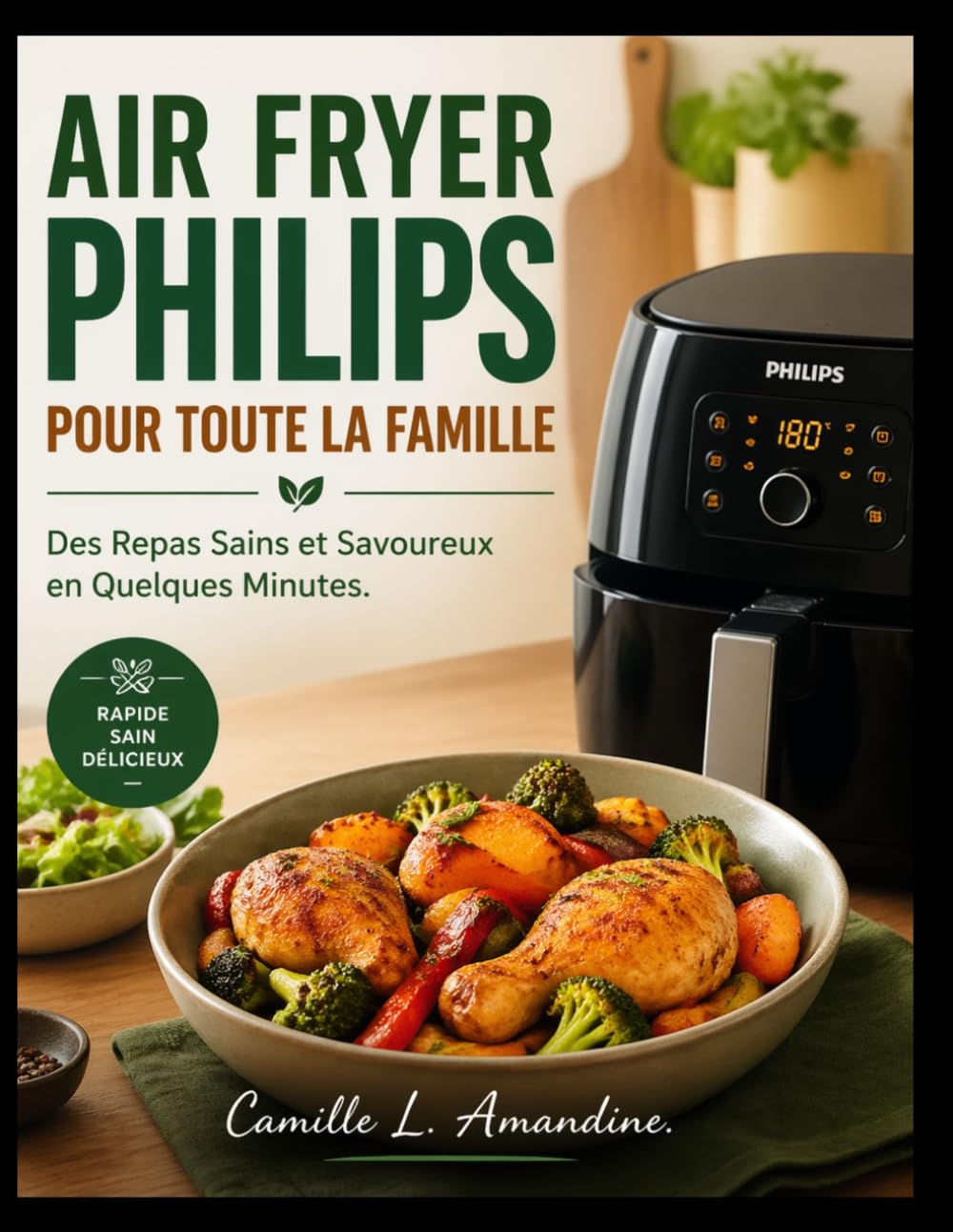 AIR FRYER PHILIPS POUR TOUTE LA FAMILLE: Des Repas Sains et Savoureux en Quelques Minutes.