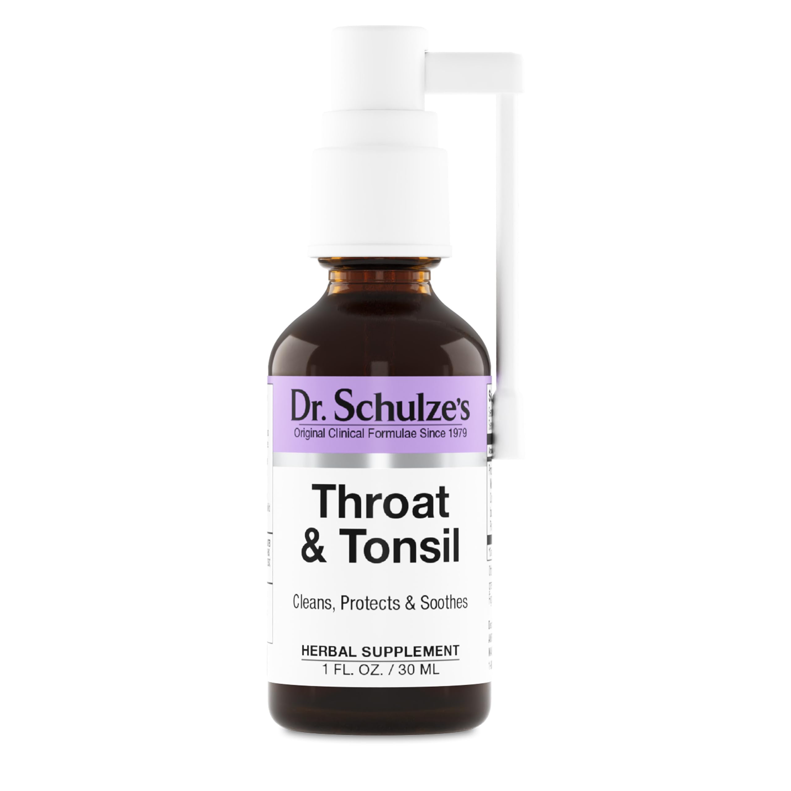 Throat & Tonsil | Cool, Soothe & Protect | Herbal Supplement | Vegan & Kosher | Powerful & Effective | Easy Spray Nozzle | 1 oz Bottle