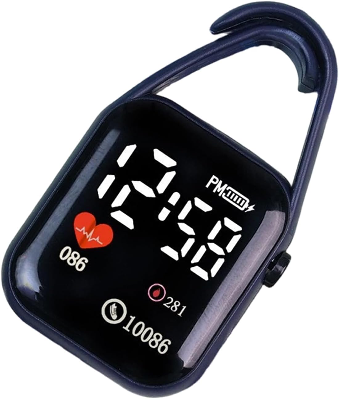 Keyring LED Digital Electronic Watch Electronic Keychain Watch Practical for Everyday Carry Square Keychain