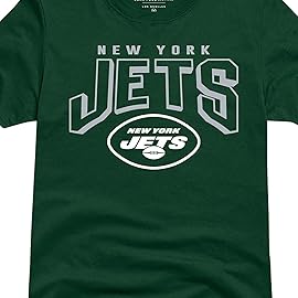 Junk Food Clothing x NFL - New York Jets - Bold Logo - Unisex Adult Short Sleeve Fan T-Shirt for Men and Women - Size Medium