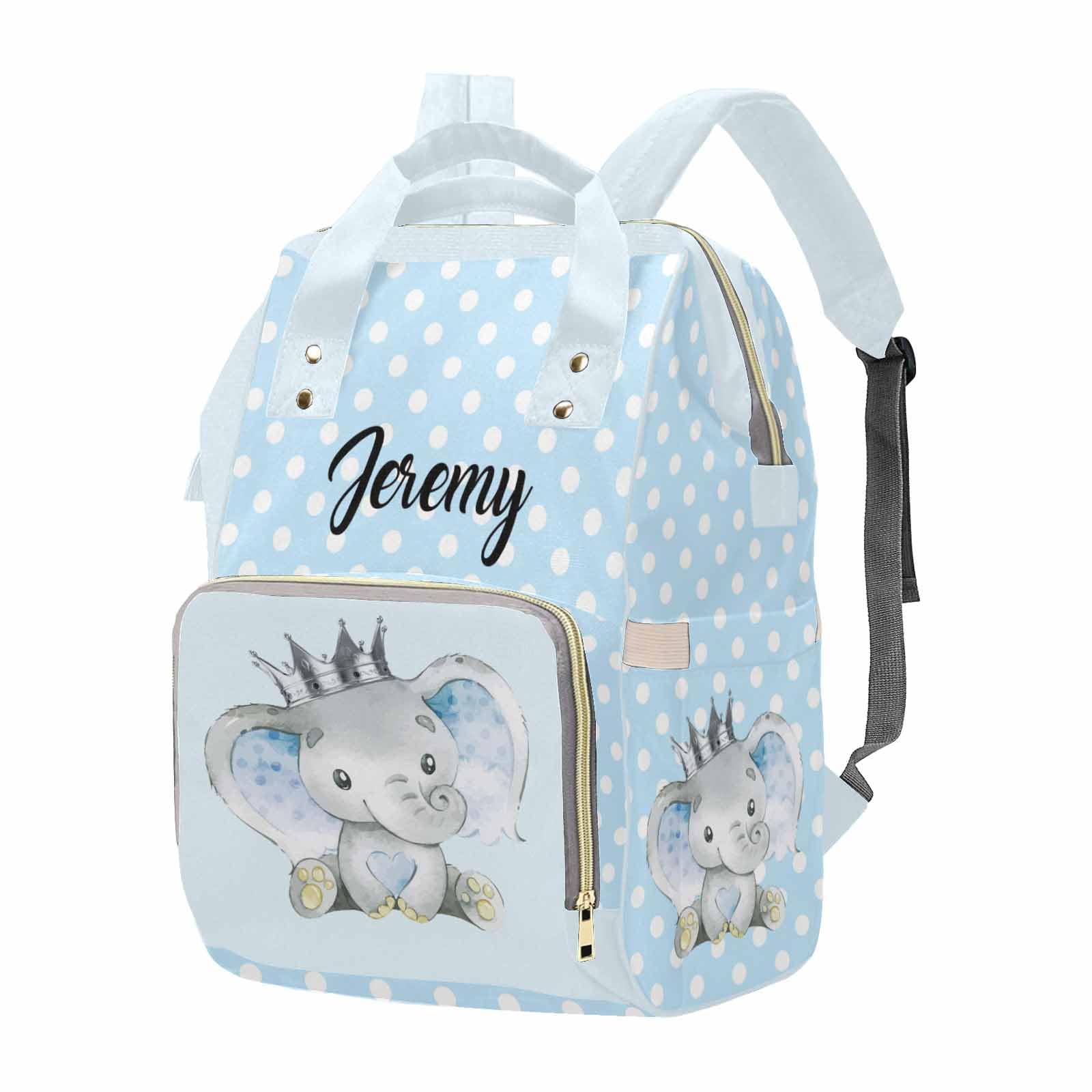 M YESCUSTOM Custom Diaper Bag with Name for Baby Girl,Personalized Mommy Nursing Daypack with Large Capacity for Travel Birthday Gift for Women New