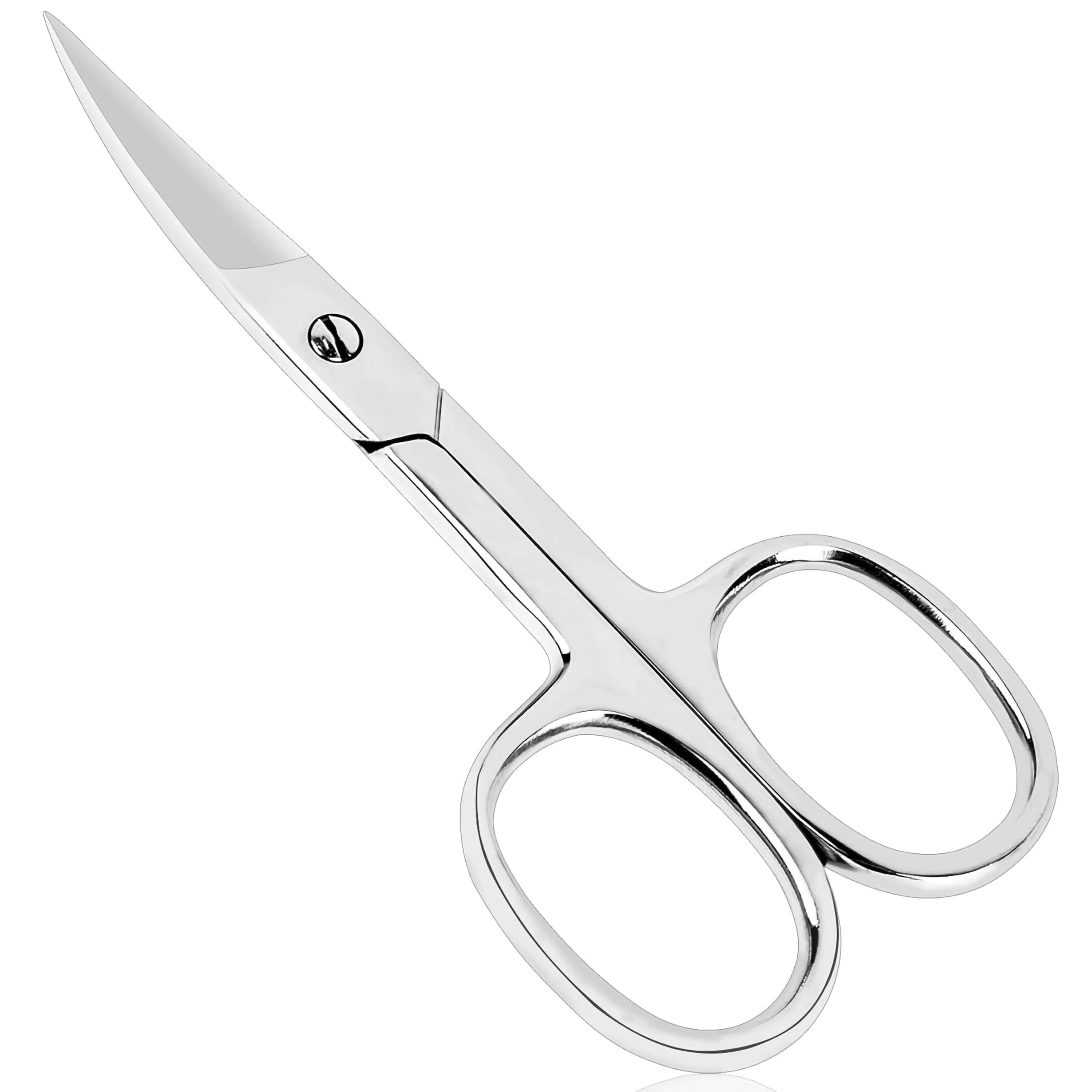 ASM Cuticle Nail Scissors Toenail Scissors Clipper 3.9" Professional Curved Stainless Steel Cuticle Cutter Manicure & Pedicure Tools & Accessories Nose & Beard Cuticle Remover for Nail Care