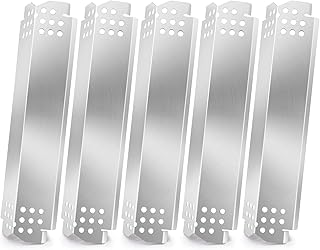 Metal Club Flame Tamers for Nexgrill 720-0888N 5-Burner Grill, Nexgrill 720-0888 720-0888A Grills, 5-Pack Stainless Steel Grill Burner Covers Heat Plates Shields Replacement