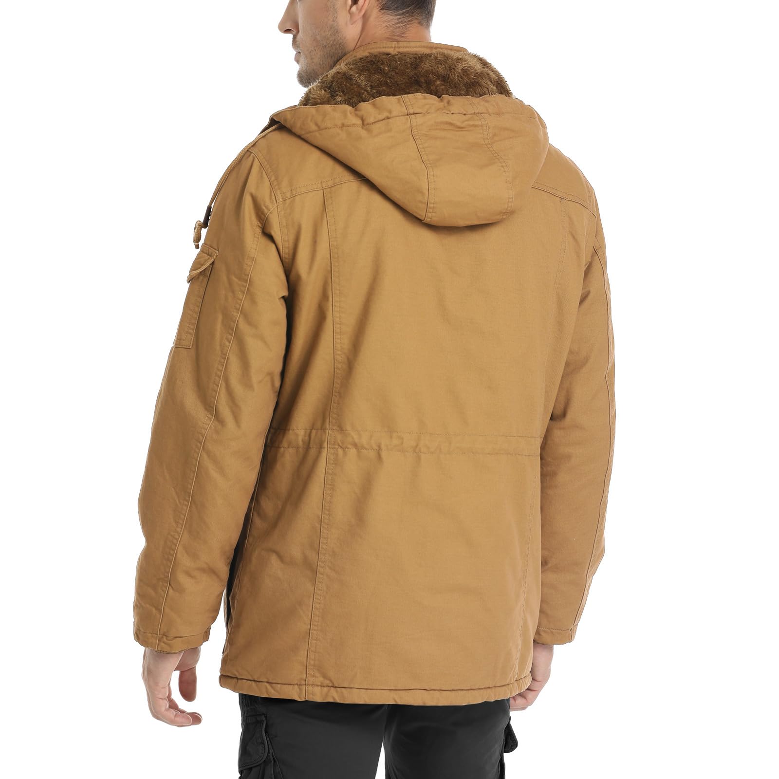 CHEXPEL kurtka zimowa gruba Mężczyźni Military Coat