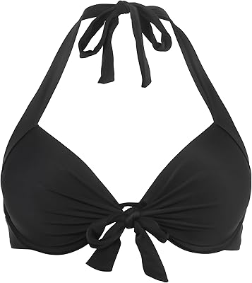 Ocean Blues Women's Push Up Bikini Top Halter Swimsuit Top