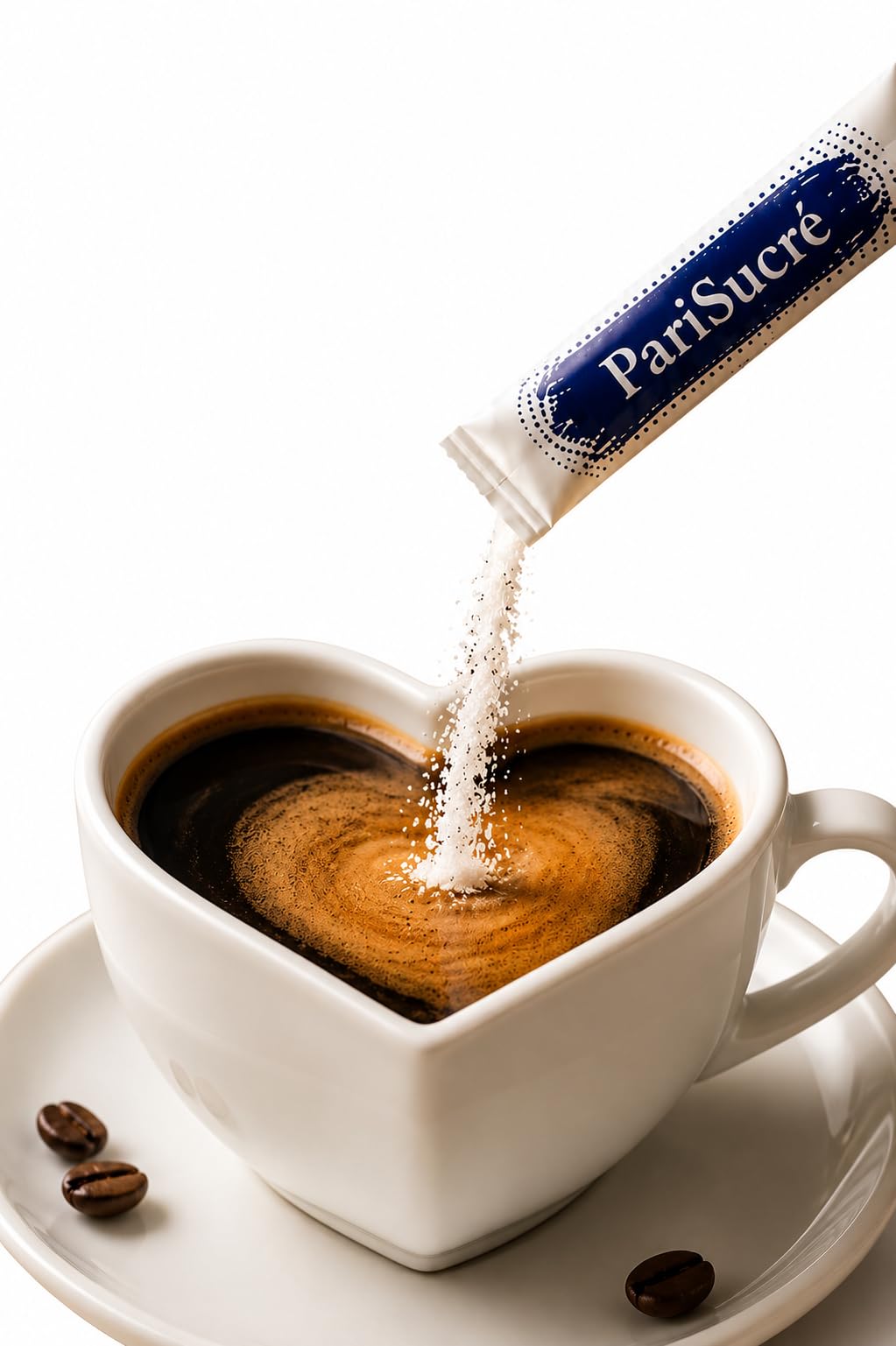 Lot de 1000 Dosette Sucre Bûchettes Individuels de 4g (4kg) avec un lot d'agitateurs en bois - Idéal pour les Boissons Chaudes, Cafés et Thés