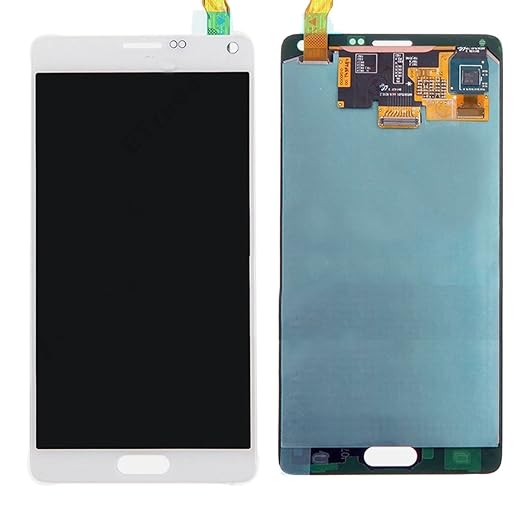 LCD Display Touch Screen Digitizer Assembly Replacement for Samsung Galaxy Note 4 N910 N910S N910C N910A N910V N910P N910R N910T withTools (White)