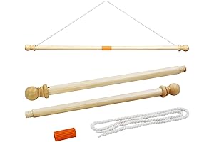 Anley Wooden Vertical Flag Pole