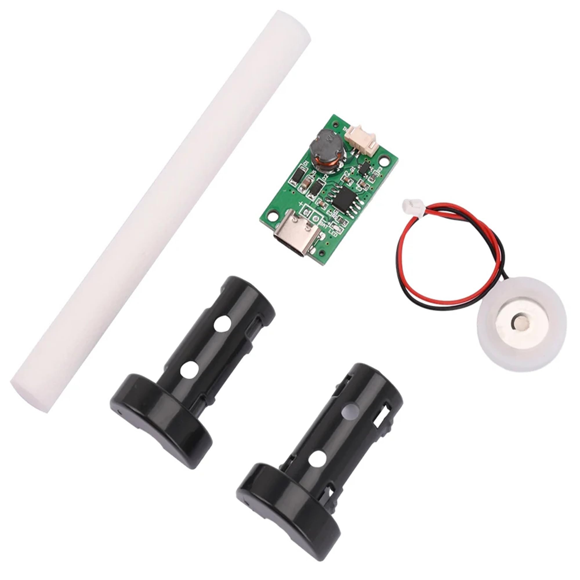 bitsky india type - c port ultrasonic mist maker humidifier, fogger 5v atomization disc 108khz mist atomizer diy humidifier with pcb, diy mist atomizer usb mini board ultrasonic atomization module