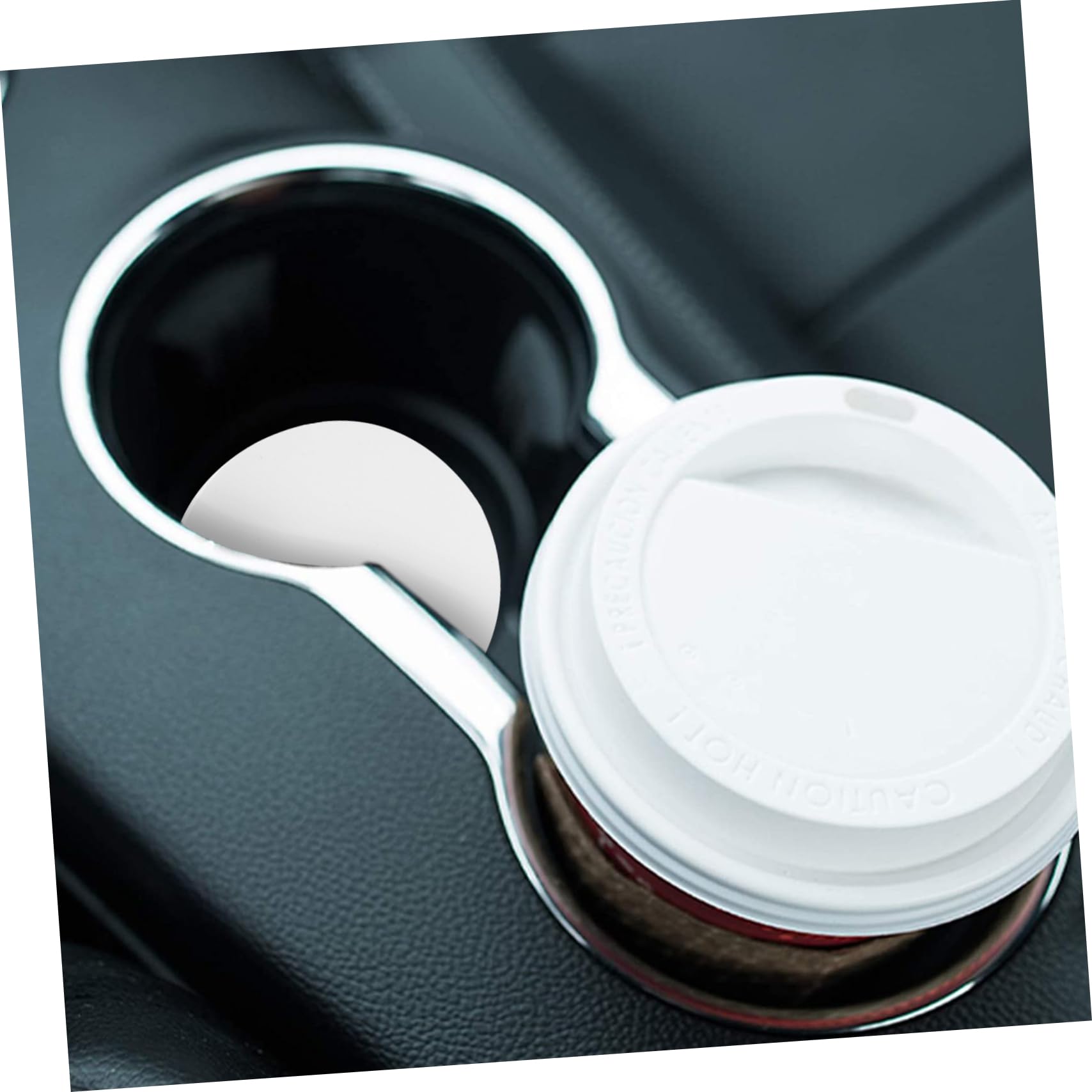 Cabilock 1set Ceramic Car Coasters Smooth Auto Cup Holders for Tea Coasters for Vehicle Interior Versatile Use Car Office Home 6pcs