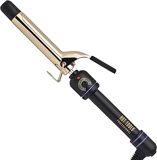 HOT TOOLS Professional 24K Gold Curling Iron/Wand for Long Lasting Curls, 1 Inch
