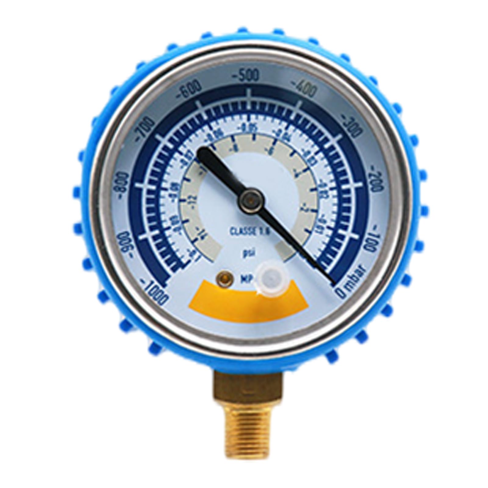 Pressure Gauge Accurate Air Gauge Instrument for Vacuum Pumps 0-1000mbar 1/8 Connector Vacuum Pressure