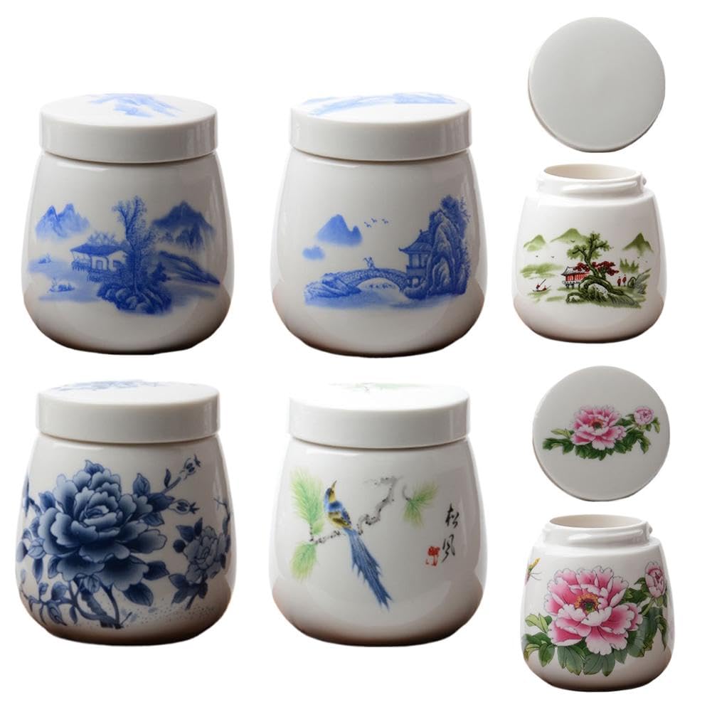 Coddled Eierbecher 2er Set, Vintage Keramik Weich Gekochte Eierkocher mit Deckel, 220ml Porzellan Geschirr für Frühstück, Gedämpfte Eier Schale, Chawanmushi Tassen
