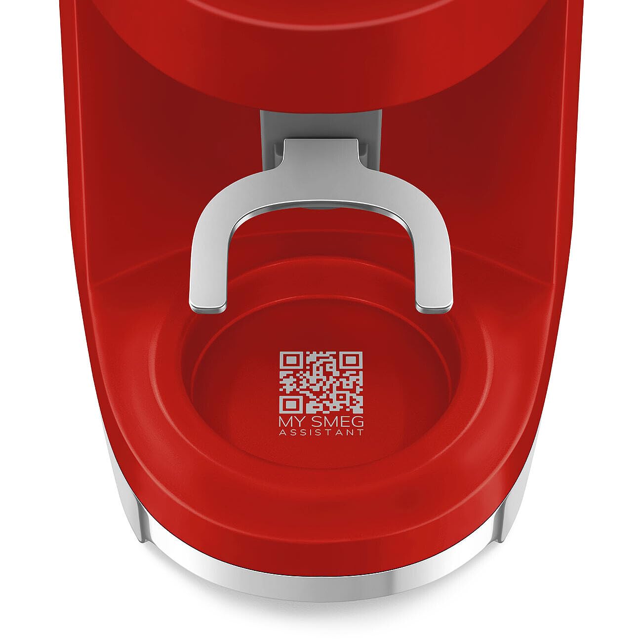 Smeg, Molinillo de café CGF03RDEU, 15 niveles de molienda, recipiente de granos de café de 240 g, molienda ajustable, con sistema antiestático, 150 W, color rojo