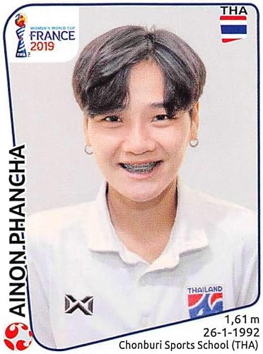2019 Panini FIFA Women's World Cup France Album Stickers (Individual Sticker Only) Soccer #427 Ainon Phancha Thailand 2 Inch by 2 12 Inch disponible en Yaxa Venezuela