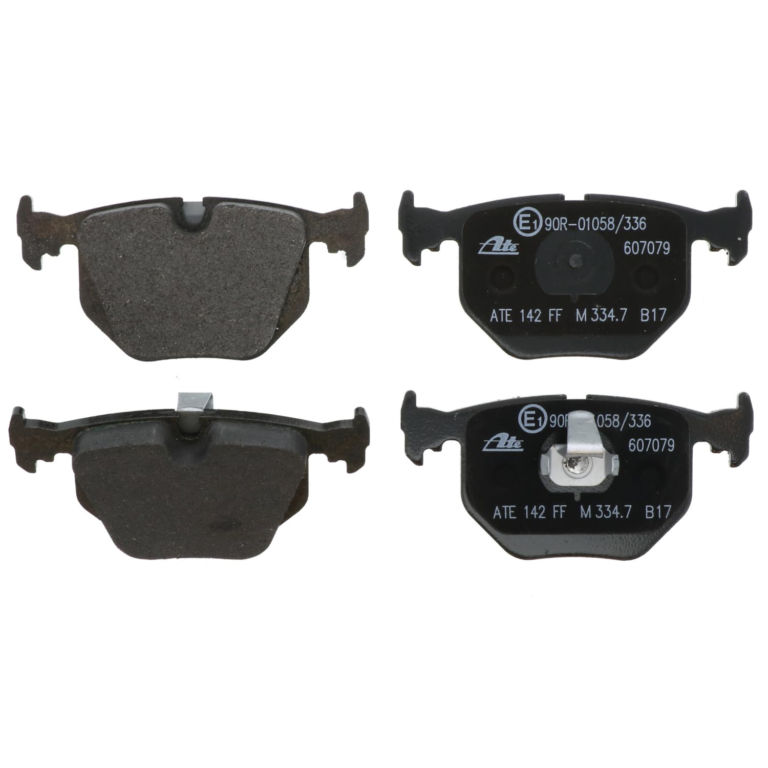 Amazon.com: ATE Original Semi-Metallic Rear Disc Brake Pad Set 