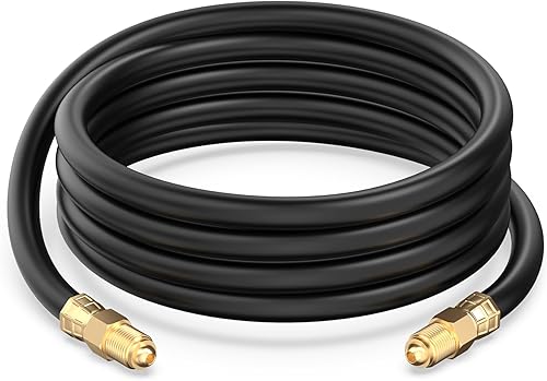 hynade Manguera de soldadura de gas inerte de 6.5 pies, manguera adaptadora de regulador de gas de CO2 de argón con accesorios UNF-18RH de 5/8
