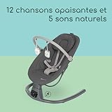 Bebeconfort Jolana Electric Baby Swing, 0-6 Months (9 kg), Motion Detection, 12 Songs, 5 Natural Sounds, Adjustable Backrest, 2 Tilt Positions, Tinted Graphite - 5